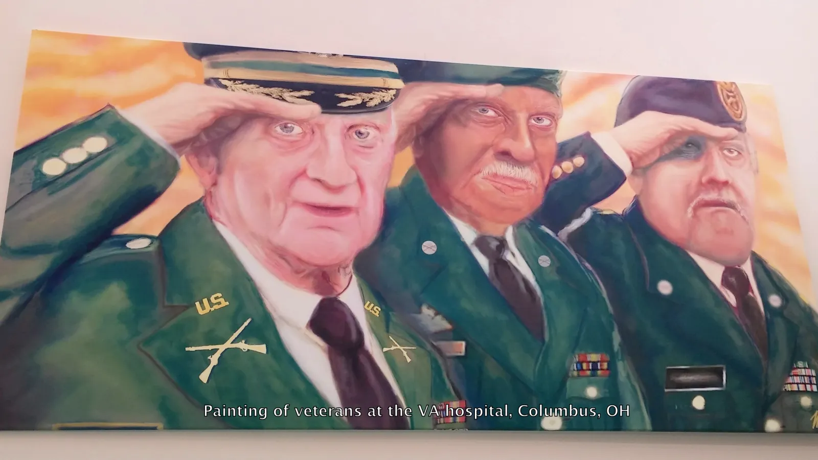 Wesley Cemetery troops