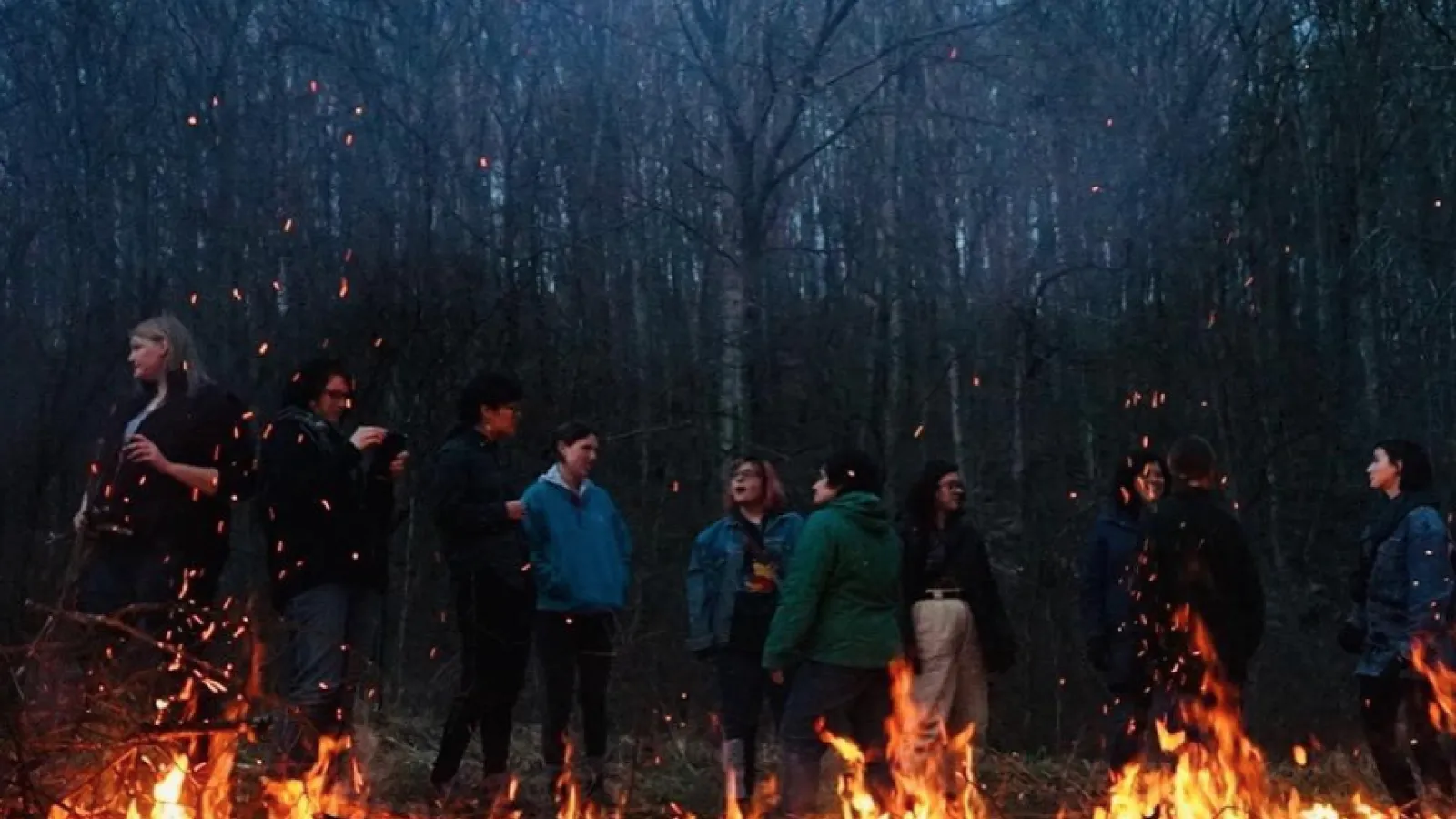 Field school students