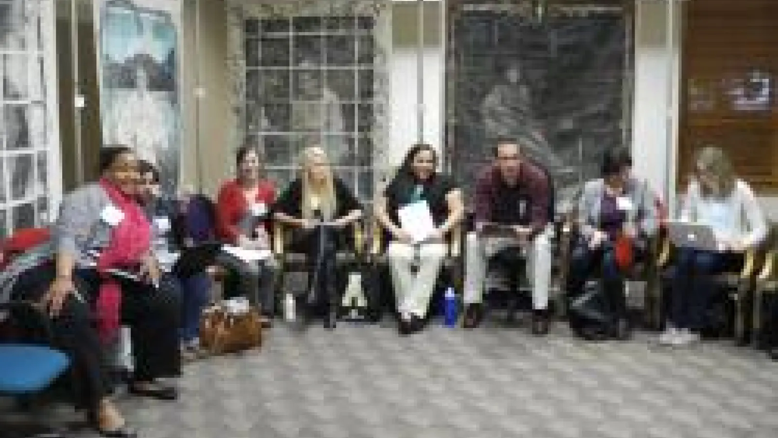 Audience members at a meeting for the Appalachian Studies Association