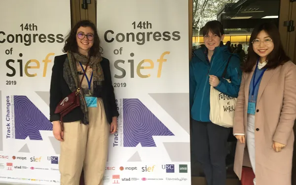 folklore students at SIEF conference